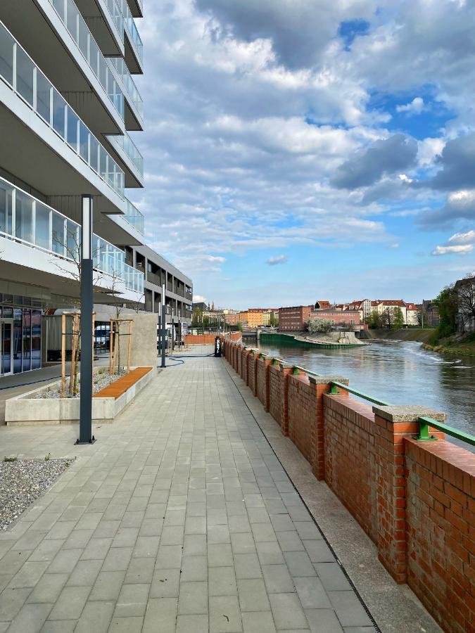 Piekny Apartament Nad Odra W Centrum Wroclawia Extérieur photo